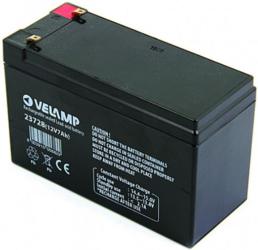 Batteria ricaricabile 12v 7ah (151x65x100mm)