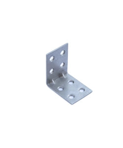 Piastrina di Giunzione ad Angolo in Acciaio - 40x40 mm