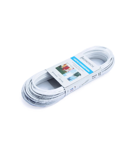 Cavetto in Acciaio Ottonato Plastificato 4 mm - Confezione 10 mt