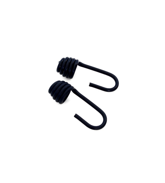 Ganci in Metallo per Corda e Molla Elastica - 2 Pezzi