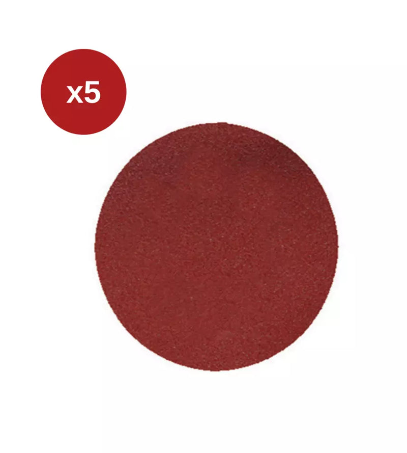 Dischi Abrasivi con Velcro D180 Grana 60 - 5 Pezzi