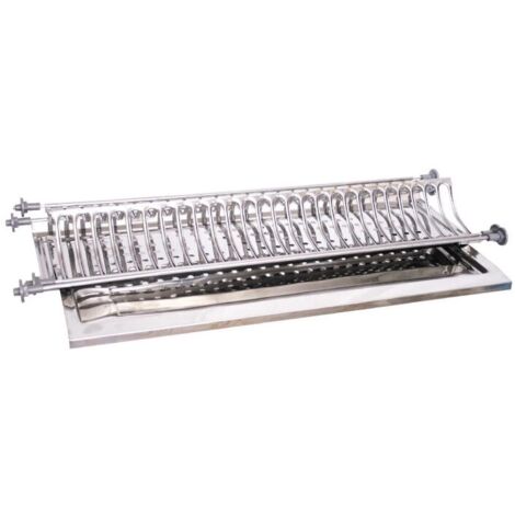 Colapiatti ad Incasso con Vaschetta Inox - 76 cm