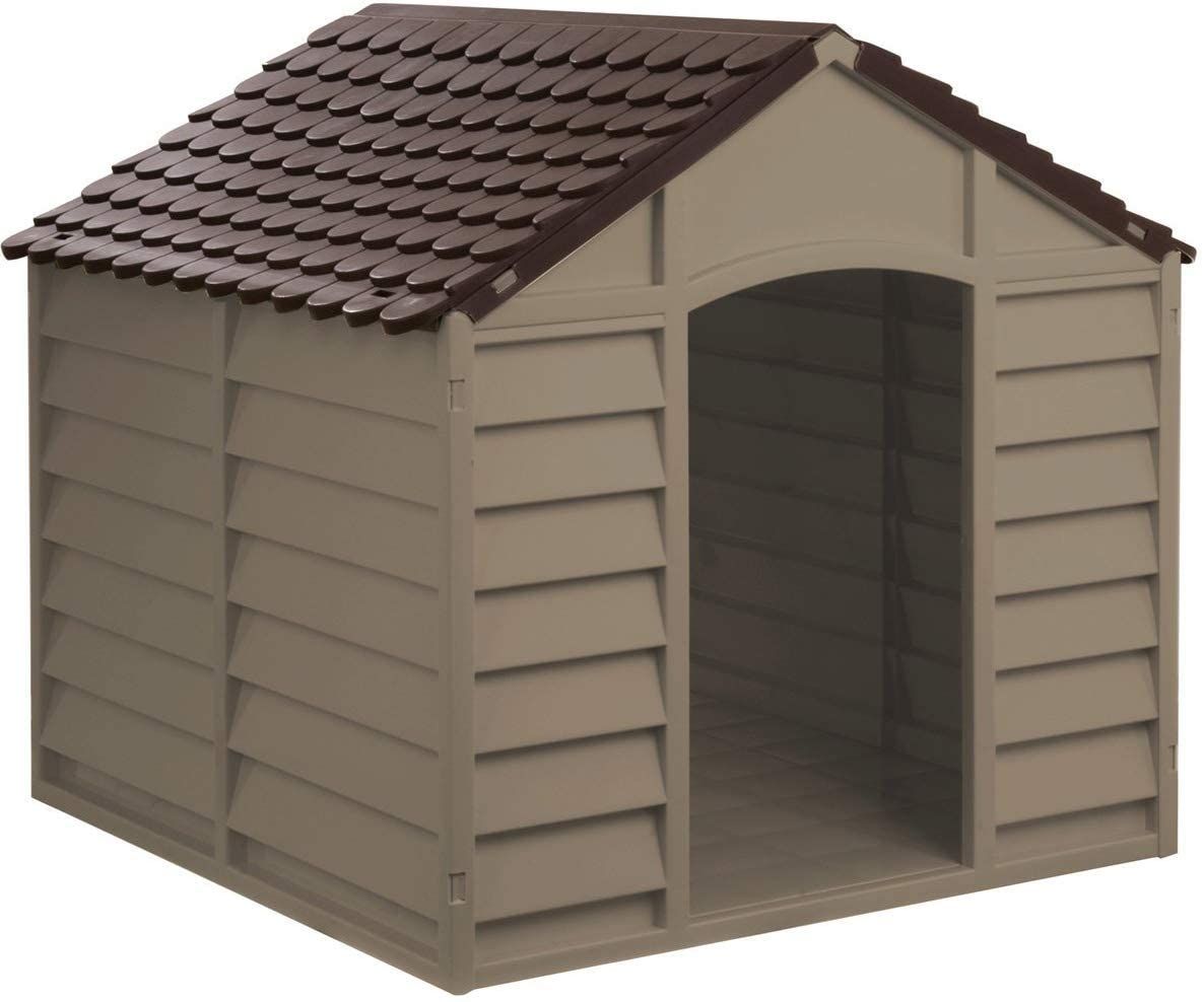 Cuccia per Cani Taglia Grande in PVC Rigido - 86x84x82h cm