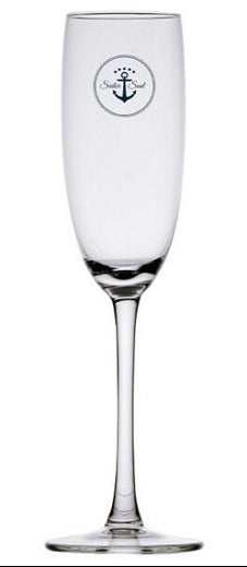 Bicchiere Flute con Ancora