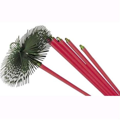 Kit Scovolo Professionale per Pulizia Canne Fumarie e Stufe - Diametro 250 mm Caste 8,40MT