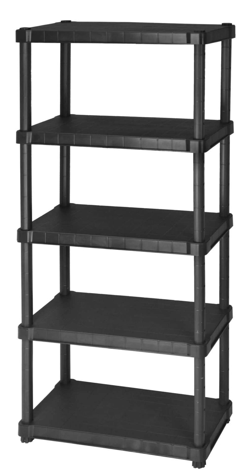 Scaffale in Resina ad Alta Resistenza a 5 Ripiani - 80x40x188h cm
