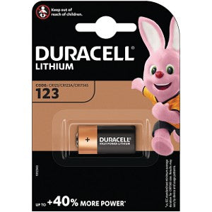 Batteria al Litio Duracell DL123 Fotografica