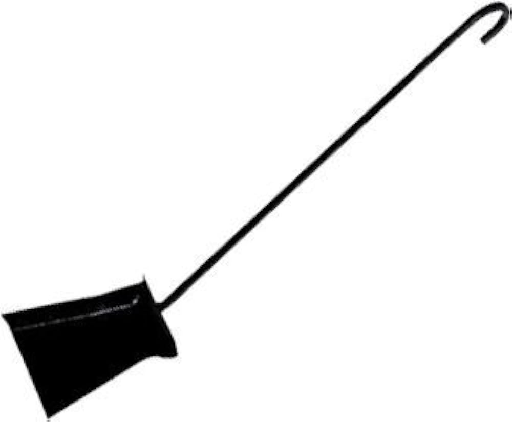 Paletta per Camino in Ferro Nero - Lunghezza 54 cm