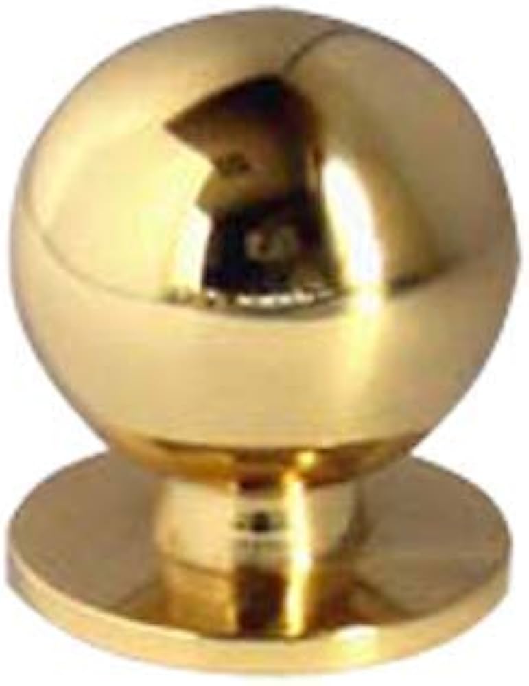 Pomoli per Mobili in Oro Lucido Misura 30/A - 2 Pezzi