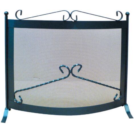 Parascintille in Ferro Battuto Modello Deco 60x52cm