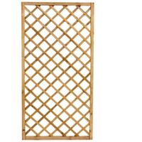 Pannello Grigliato in Legno per Rampicanti - 100x180 cm