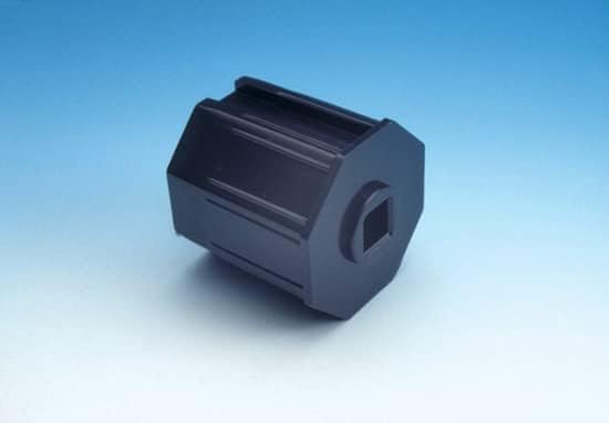 Calotta Ottagonale Ø60 mm in PVC per Rullo Tapparella - Foro Quadro 13 mm | Happy&Brico