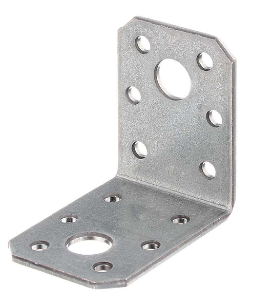 Squadretta Piastrina ad Angolo Zincata - 50x50 mm