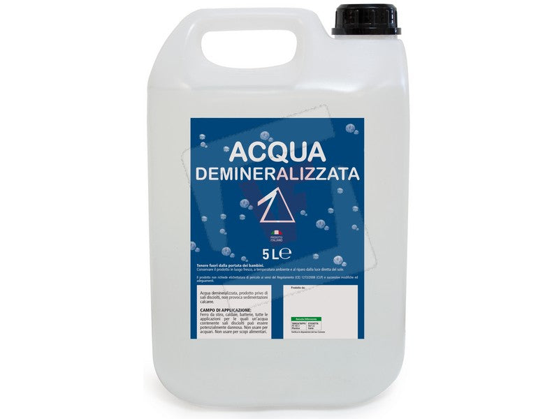 Acqua Demineralizzata Pura per Elettrodomestici - 5 Litri