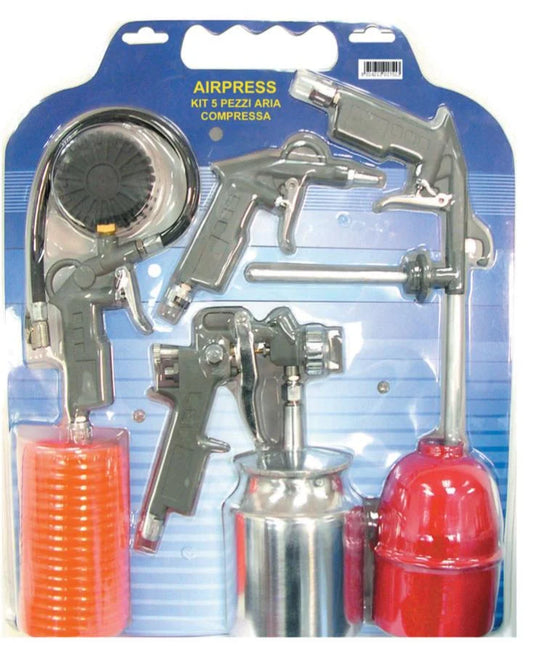 Set 5 Accessori Universali per Compressore Aria