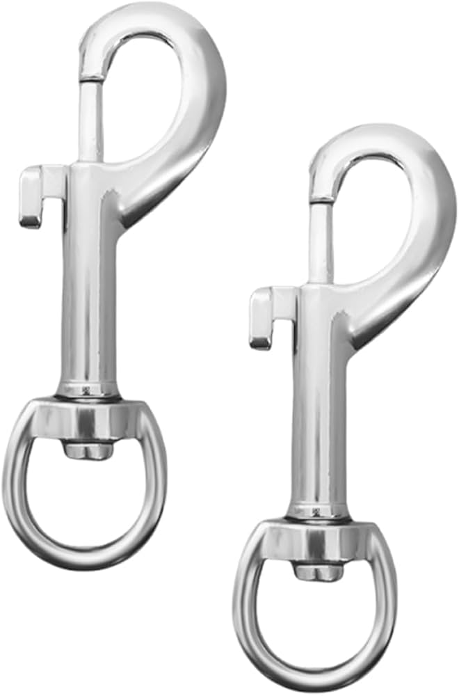 Moschettoni Girevoli in Acciaio - Misura 5/8" (2 Pezzi)