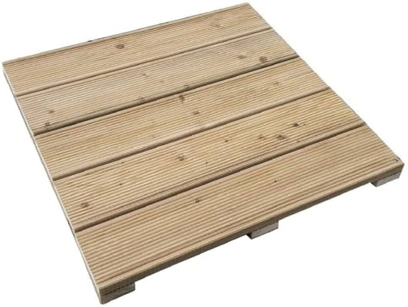 Pedana Quadra in Legno per Esterni - 50x50 cm