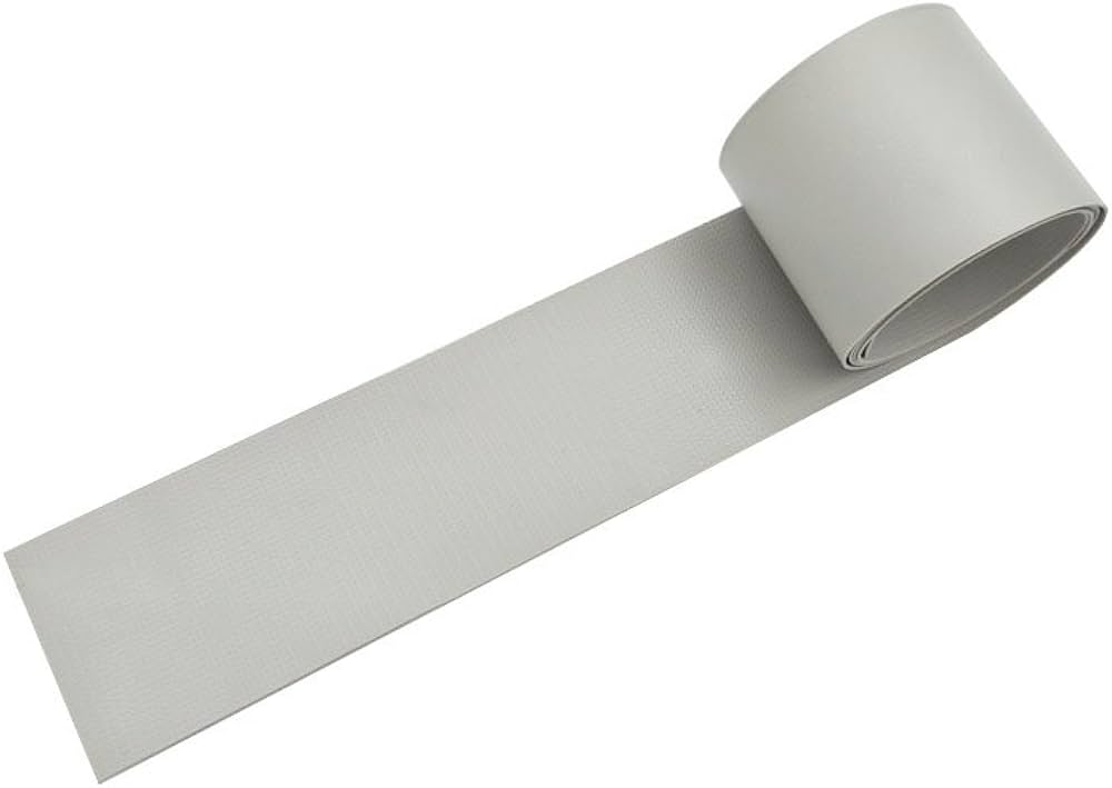Toppe in Tessuto PVC Grigio