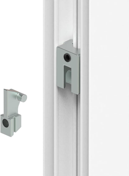 Zanzariera NEW JOLLY Pratika Plastik2 - Laterale per Porte Finestre, Senza Barriere, Guida Bassa 5mm, Carrarmato Chiuso Anti-sporco - Diversi Colori- Su Misura