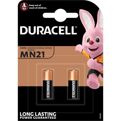 Batterie Duracell Alcaline 12V MN21 - Blister 2 Pezzi
