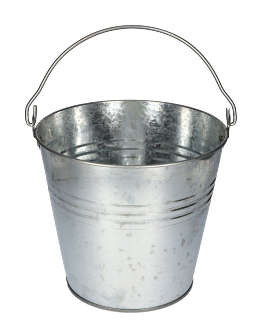 Secchio Tradizionale in Metallo Zincato - 10 Litri