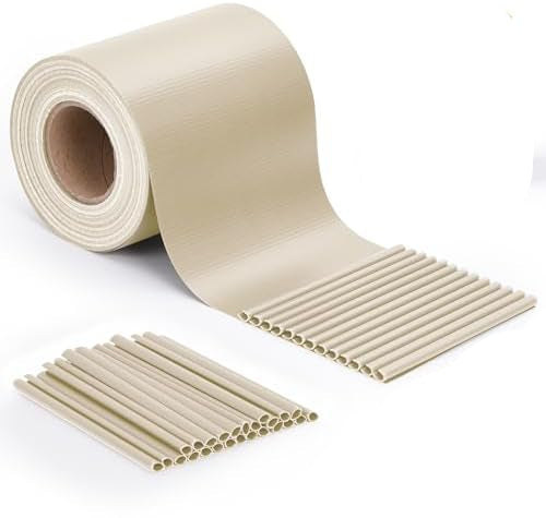 Frangivista in PVC per Recinzioni Avorio - 19cm x 35mt
