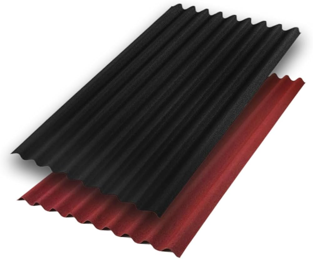Lastra Bitumata da Copertura Rossa - 85,5 x 200 cm