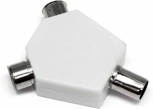 Adattatore Sdoppiatore Doppio per Cavo TV