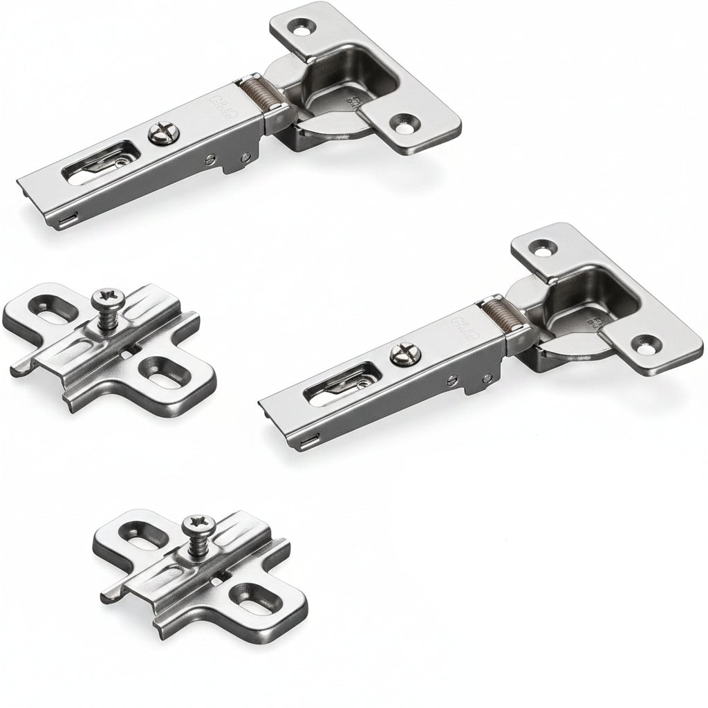 Cerniere a Tazza per Mobili d 35 mm - Collo Zero (2 Pezzi)
