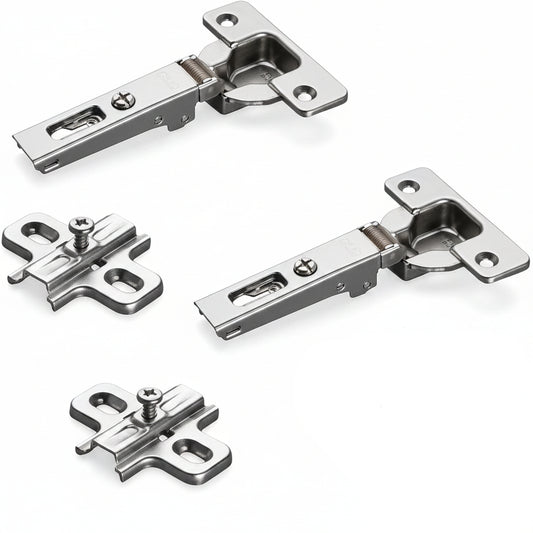 Cerniere a Tazza per Mobili d 35 mm - Collo Zero (2 Pezzi)