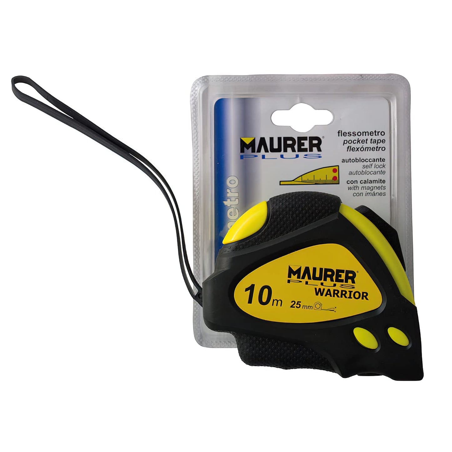 Flessometro 10mt 25mm Maurer