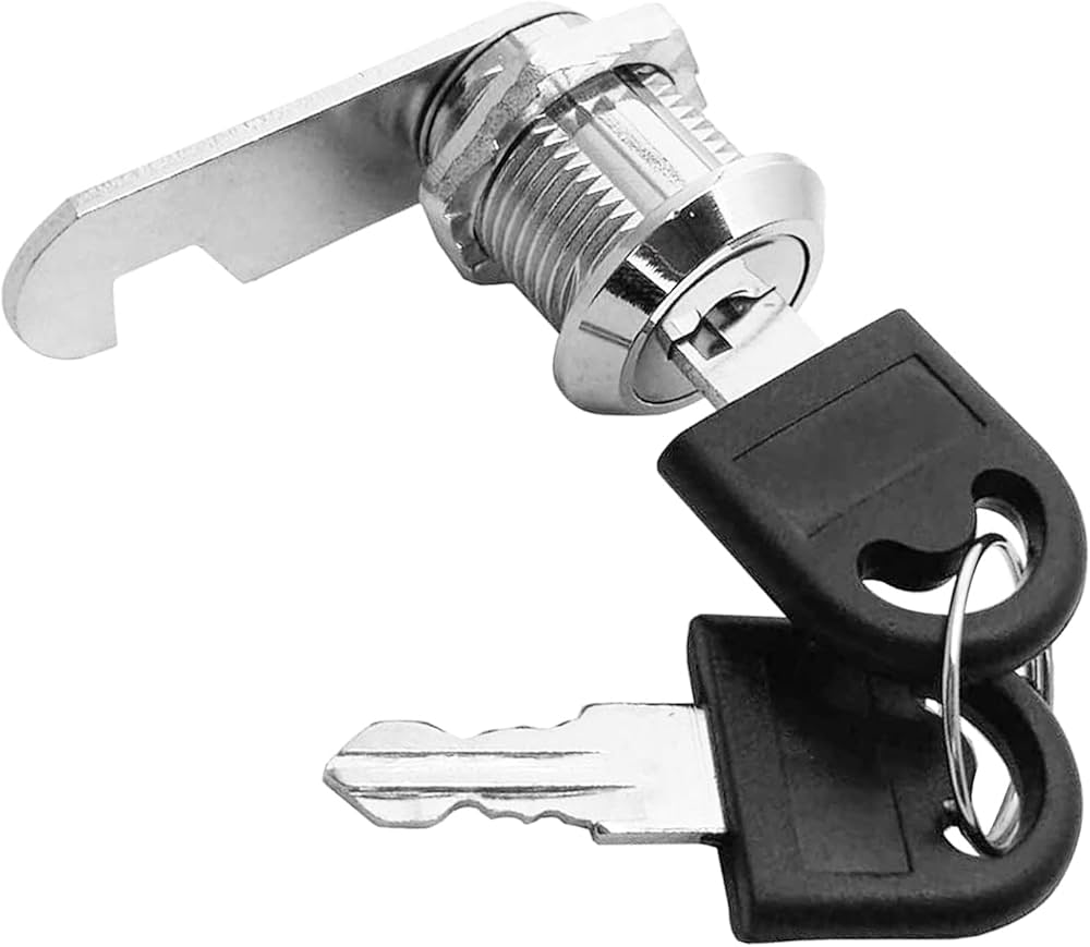 Serratura a Cilindro per Mobili e Cassetti D. 16 mm - Lunghezza 17 mm