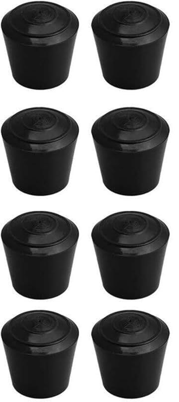 Gommini Sottosedie a Goccia Neri - d 32 mm (8 Pezzi)