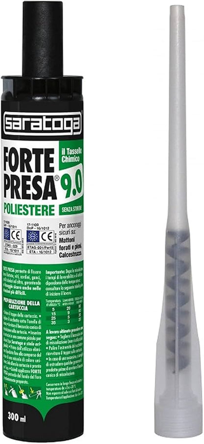 Ancorante Chimico Bicomponente Resina Poliestere 300 ml – Saratoga