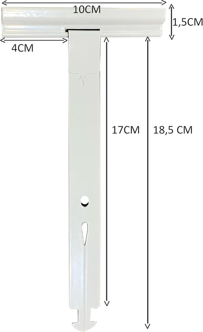 Ganci per Tapparelle in Acciaio - Set da 4 Pezzi