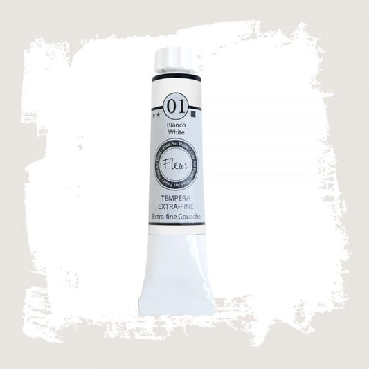 Tempera Professionale n.01 Bianco – 20ml