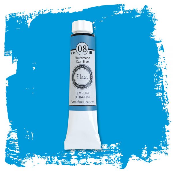 Tempera Professionale n.08 Blu Primario – 20ml