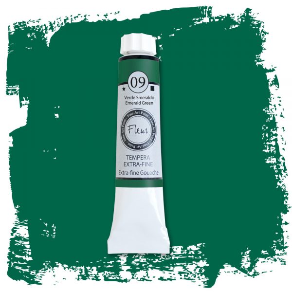 Tempera Professionale n.09 Verde Smeraldo – 20ml
