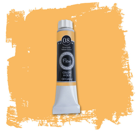 Colore a Olio n.08 Ocra Giallo – 20ml