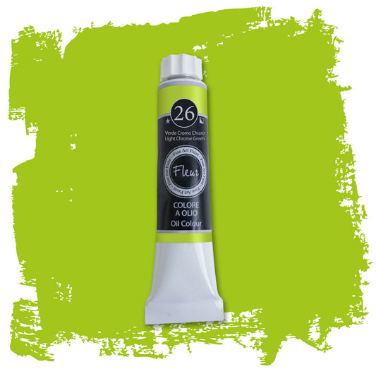Colore a Olio n.26 Verde Cromo Chiaro – 20ml