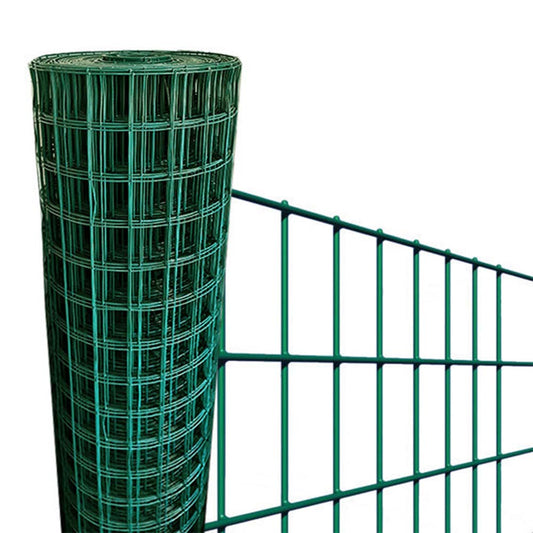 Rete Plastica Verde per Recinzioni ed Orto - Maglia 50x75 mm (h 150 cm)