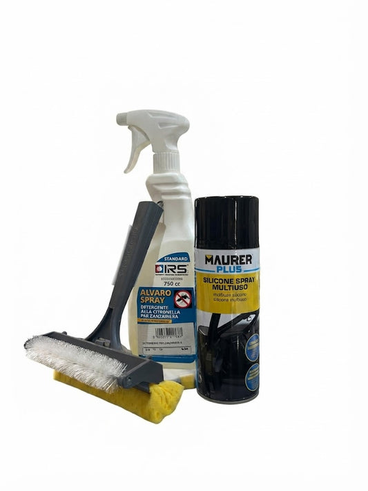 Happy&Brico - Kit Rigenera Zanzariera: Pulizia, Protezione e Fluidità