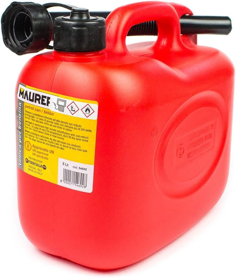 Tanica per Carburante Omologata in PVC - 5 Litri