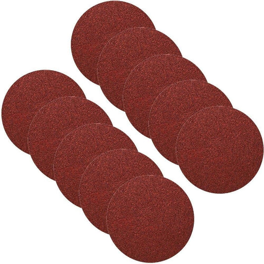 Set 10 Dischi Abrasivi Velcro 115 mm - Grana 120