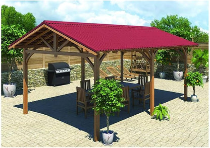 Lastra Bitumata da Copertura Rossa - 85,5 x 200 cm