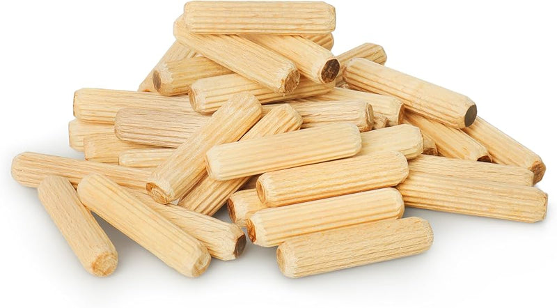 Tasselli in Legno Rigati per Giunzioni - 10x40 mm (30 pz)