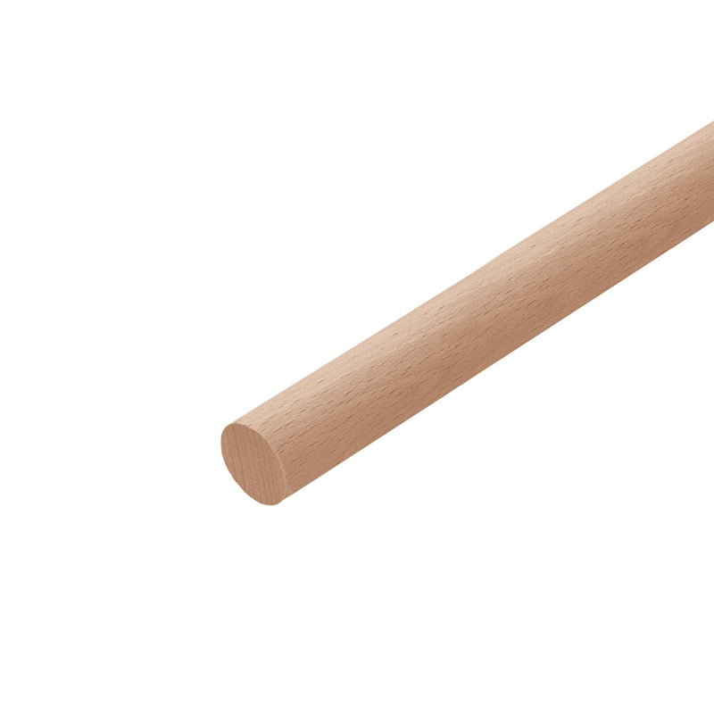 Bastone Tondo in Legno Levigato - d 15 mm (2,45 mt)