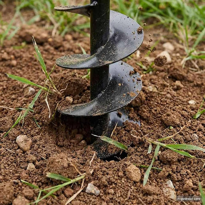 Trivella a Mano Professionale per Terreno - Diametro 12 cm