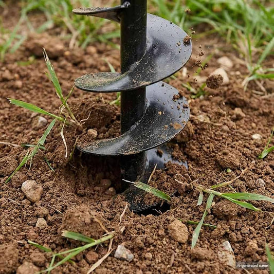 Trivella a Mano Professionale per Terreno - Diametro 12 cm