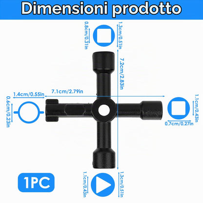 Chiave per Contatori Gas-acqua-Elettricità